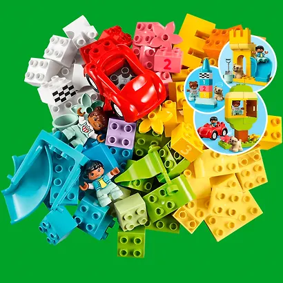 LEGO DUPLO: Большая коробка с кубиками, 85 деталей (10914) - фото 11