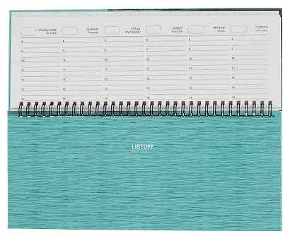 Планинг недат. 56л "Волна" настольный, 7БЦ, глянц.лам, евроспираль, офсет - фото 5