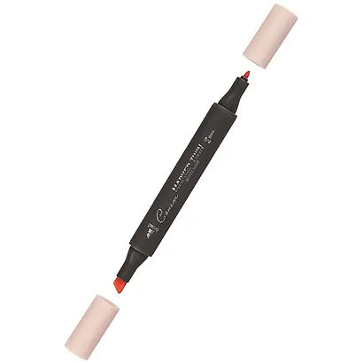 Маркер художественный "Сонет" фруктовый розовый, двухсторон., тонк. и широк.долото, Сонет - фото 3