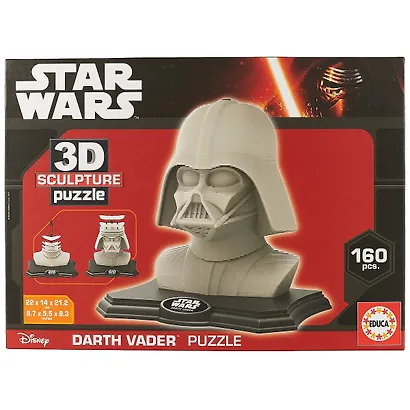 Паззл 3D скульптурный Dart Vader 160 элементов - фото 2