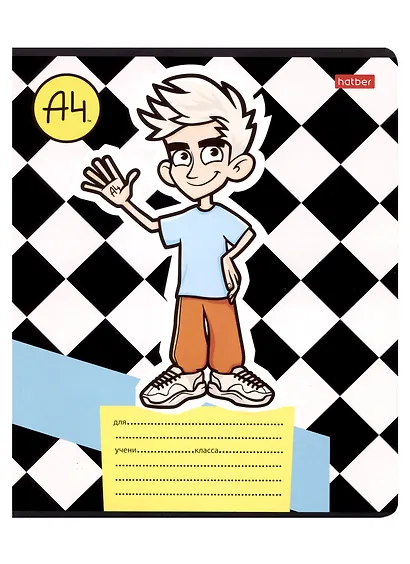 Тетрадь в линейку "Влад А4", 12 листов, в ассортименте - фото 4