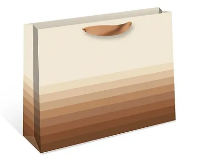 Пакет А3+ 40*50*15 "Полосы" нейтр., бум.мат.ламинат - фото 1