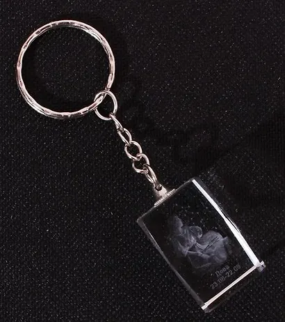 Сувенир, Брелок-стеклянный куб Знаки зодиака 2*3см Дева НУ-8503 - фото 1