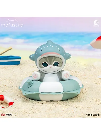 Коллекционная фигурка Mofusand Swimming Ring Series 1 штука blind box MF-250620 - фото 5