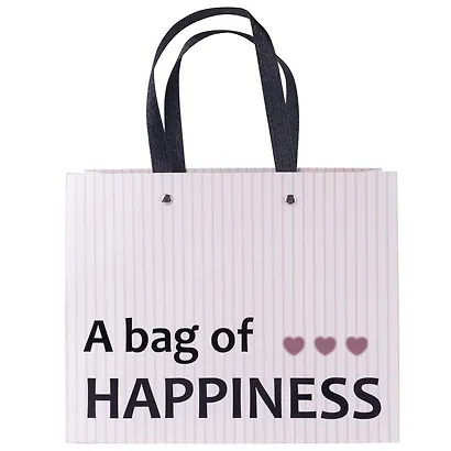 Пакет А4 24,5*19,5*9,5 "A bag of happiness" нейтр., бум.мат.ламинат - фото 2