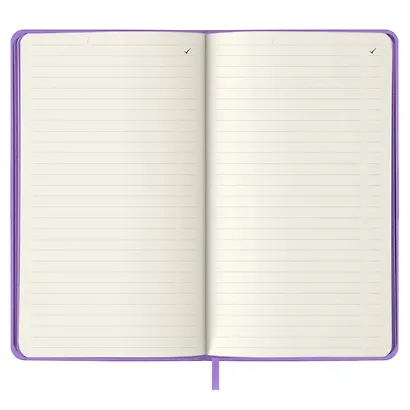 Ежедневник недат. А6+ 120л 110х190 "Бейбискин" сиреневый, иск.кожа, тв.переплёт, тиснение фольгой, магнит.клапан, офсет, ляссе - фото 10