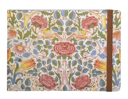 Скетчбук "У.Моррис.Розы" 150*210, 50 листов, 160г/м2, твердая обложка, в ассортименте - фото 3