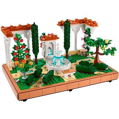 10359 Конструктор LEGO Icons Сад с фонтаном, 1302 деталей, возраст 18+ - фото 7