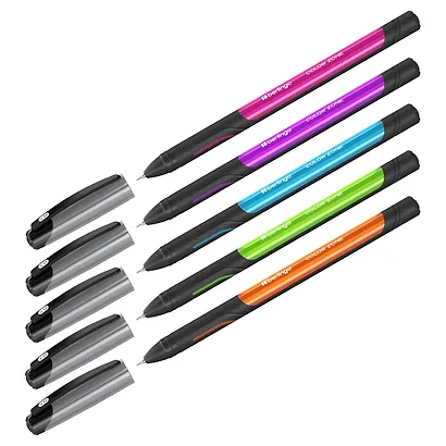 Ручка шариковая Berlingo, Color Zone stick, синяя 0,7 мм, в ассортименте - фото 3