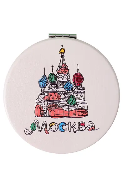 Зеркало мягкое "ХВБ, рисунок" (Москва) (7см) (320-19-D5) - фото 1