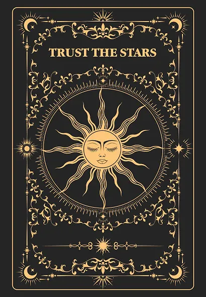 Ежедневник недатированный «Trust the stars» А5, 72 листа, Эксмо - фото 1