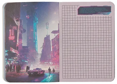Записная книжка 120*170 32л кл. "CYBERNOTES" карт.обл., мат.ламинация, выб.УФлак, ассорти - фото 5