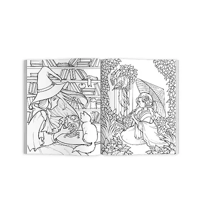 Фэнтези. Аниме-раскраска - фото 5