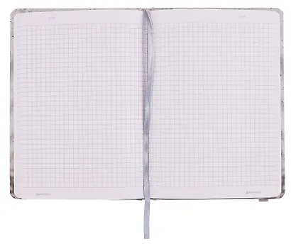 Книга для записей А5 96л кл. "Тени" тв.обложка, резинка - фото 3