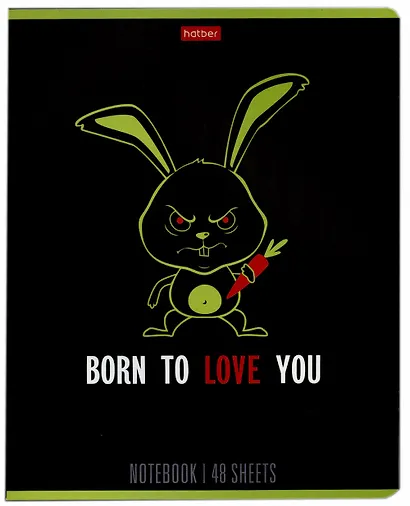 Тетрадь в клетку Hatber, "Люблю людей", 48 листов, в ассортименте - фото 4