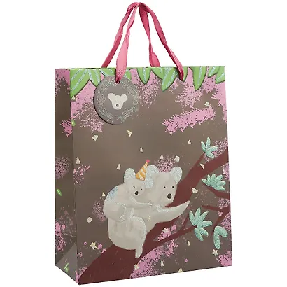 Пакет А4 32*26*12 Коалы дет., бум.мат.ламинат - фото 1