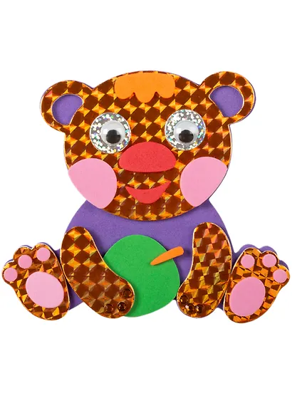 Аппликация Игрушки на магнитах "Мишка. Зайчик" - фото 6