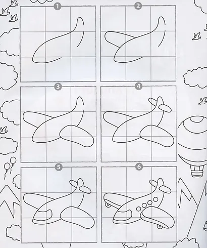 Транспорт. Рисуем по клеточкам! - фото 2