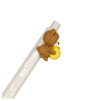 Ручка шариковая автоматическая синяя "Funny friends", в ассортименте, Meshu - фото 4