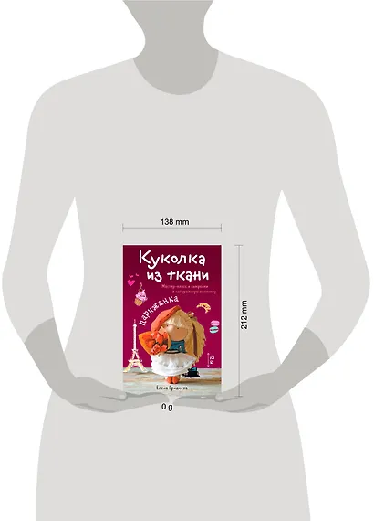 Куколка из ткани. Парижанка. Мастер-класс и выкройки в натуральную величину - фото 4