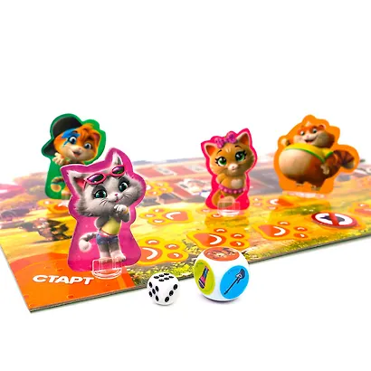 Игра настольная Vladi Toys 44 Котенка Кет-Бенд - фото 3
