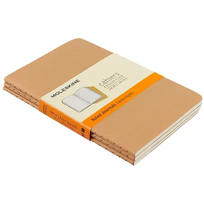 Набор книг для записей Moleskin Cahier Journal Pocket, 3 штуки, мягкая обложка, 32 листа, А6 - фото 2