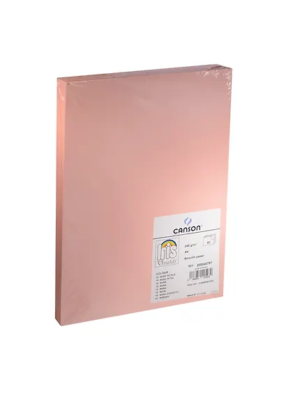 Бумага для пастели А4 "Iris Vivaldi" 240гр/м2, №10 розовый, Canson - фото 2