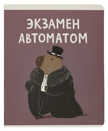 Тетрадь общая «Капибар Капибаров (Эксклюзив)» в ассортименте, 48 листов в клетку, А5 - Listoff - фото 2