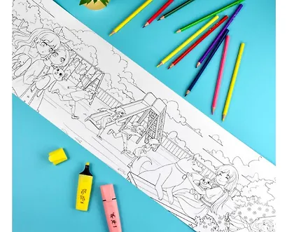 Аниме. Раскраска-рулон - фото 3