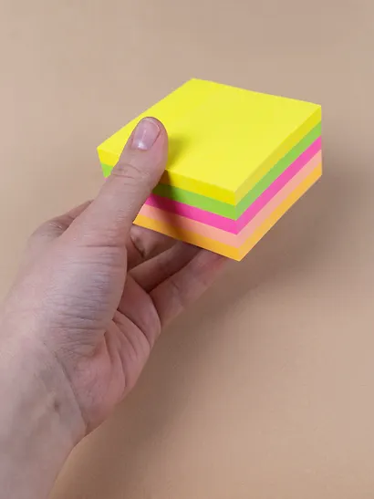 Стикеры, 400 листов, неон, 7.5 х 7.5 х 3.3 см - фото 6