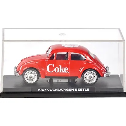 450027 Машинка литая коллекционная Motor City - Die-сast модель Coca-Cola 1967 Volkswagen Beetle, масштаб 1:50 (металлическая), возраст 14+ - фото 2