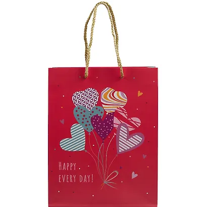 Пакет А5 23*18*10 "Happy birthday.Basic" жен., бум.мат.ламинат - фото 2