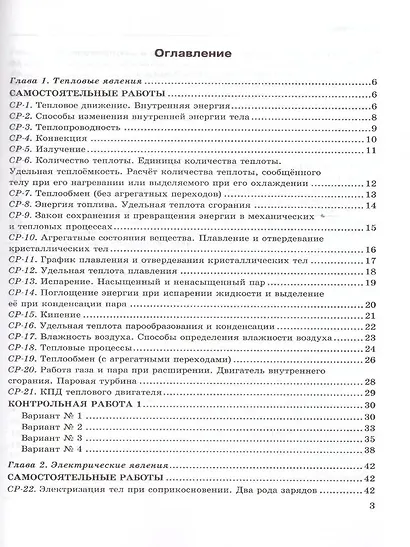 Физика. 8 класс. Контрольные и самостоятельные работы к учебнику А.В. Перышкина "Физика. 8 класс" - фото 2