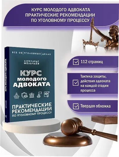 Курс молодого адвоката. Практические рекомендации по уголовному процессу - фото 4