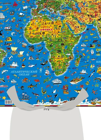 Детская карта мира - фото 2
