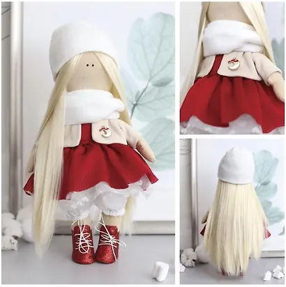 Интерьерная кукла "Герда" набор для шитья - фото 2