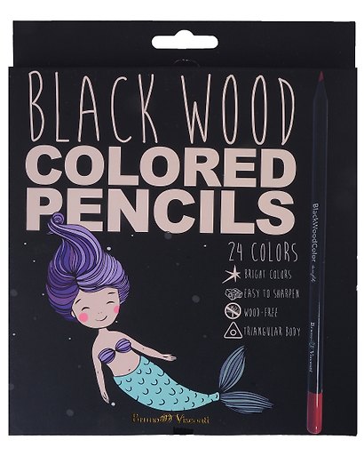 Карандаши цветные «BlackwoodColor», Bruno Visconti, 24 цвета, в ассортименте - фото 5