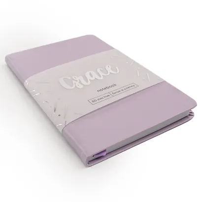 Записная книжка «Grace. Лавандовый» А6, 80 листов в клетку, экокожа, Listoff - фото 6