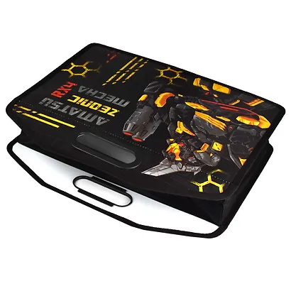 Папка для тетрадей А4 "Кибер" полипропилен, 37*30*11 см, молния, дно с расширением - фото 3