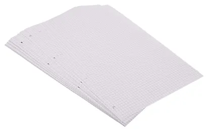 Сменный блок для тетрадей А4 80 листов в клетку, белый, под 4 кольца - фото 3