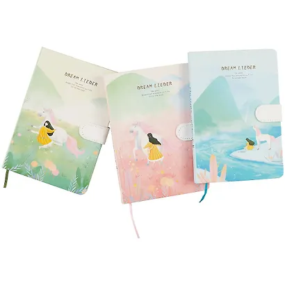 Блокнот с магнитной застёжкой «Девочка и единорог», 128 листов, 19 х 13 см - фото 6