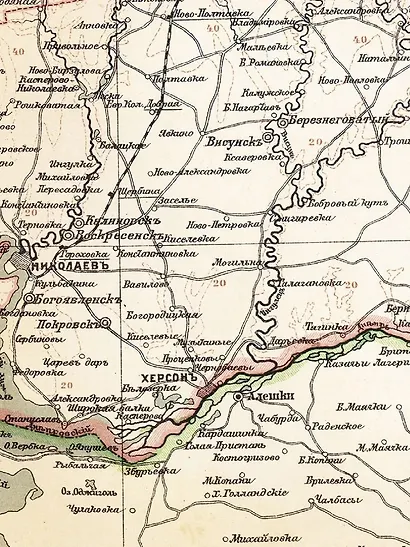 РетроКарта "Херсонская губерния", состояние на 1903 год - фото 4