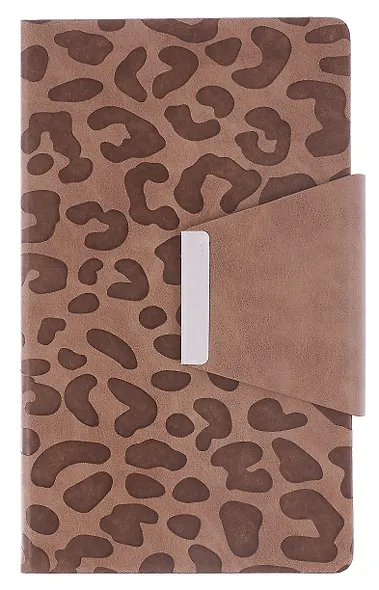 Ежедневник недат. А5 160л "Винченцо" бежевый, кожзам, тв.переплет, металл.шильд, блинт.тиснение, офсет, справ.мат-лы, закругл.углы, ляссе, инд.уп - фото 1