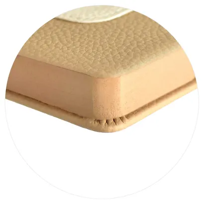 Ежедневник недат. А5 160л "Лайка" оливковый, кожзам, тв.переплет, обл.поролон, тиснение фольгой, офсет, ляссе - фото 8