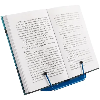 Подставка для книг "Глобус", металлическая, синяя - фото 4