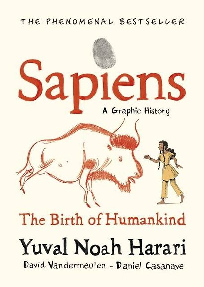Sapiens A Graphic History Volume 1 (Y.N.Harari) Sapiens. Графическая история. Часть 1. Рождение человечества (Ю.Н.Харари) / Книги на английском языке - фото 1