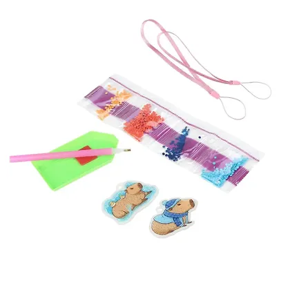 Брелоки алмазной мозаикой капибара МУЛЬТИ АРТ в кор.50шт - фото 2