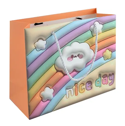 Пакет А5 18*23*10 "Cute clouds" дет., бум.мат.ламинат, горизонт., ассорти - фото 3