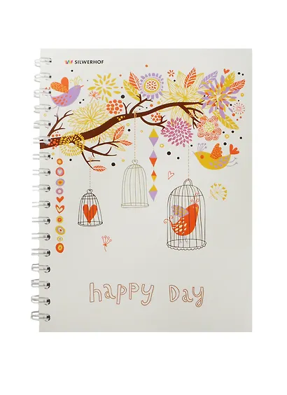 Тетрадь в клетку Silwerhof, "Счастливый день", 120 листов - фото 1