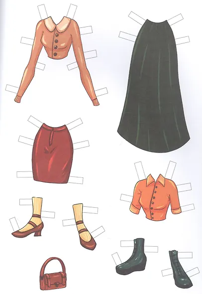 ВЫРЕЖИ КУКЛУ АНИМЕ. АНИМЕ КУКОЛКИ. НАРЯДИ МЕНЯ - фото 4